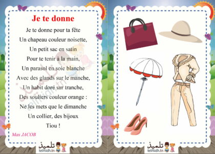 poème Je te donne