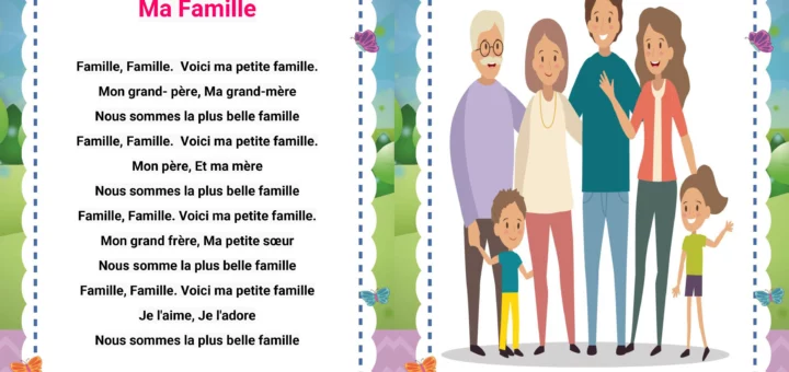 chanson ma famille