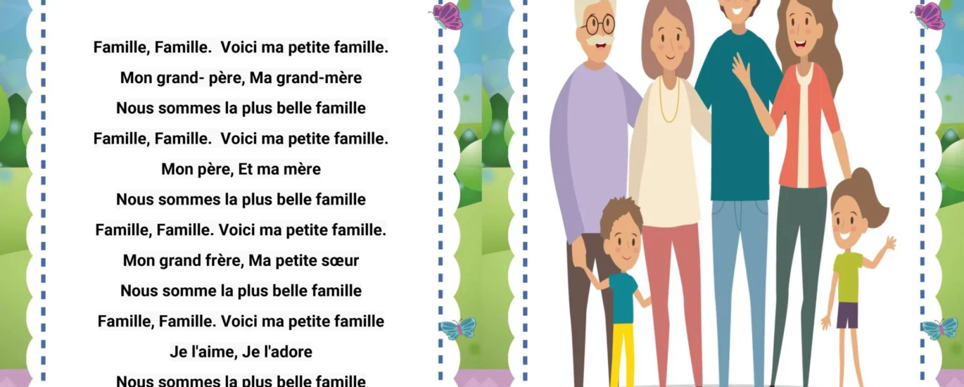 chanson ma famille