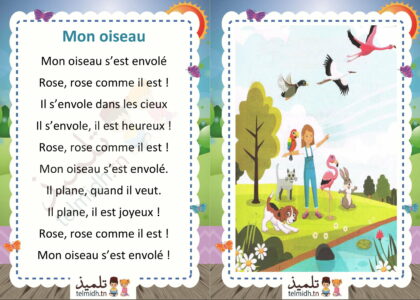 poeme oiseau s'est envole