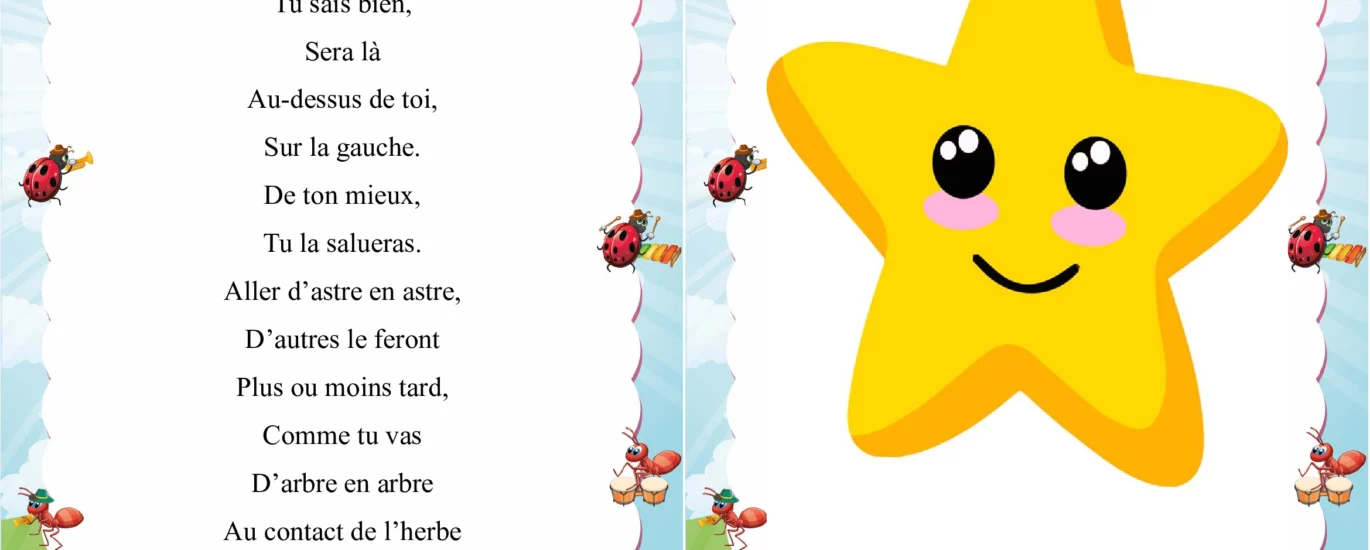 poème une étoile