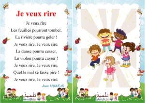 poème je veux rire 4eme