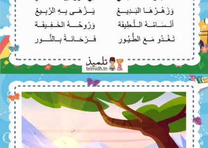 الطبيعة في بلادي - السنة الثانية